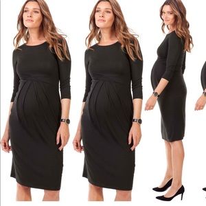 Isabella Oliver Black Maternity Dress